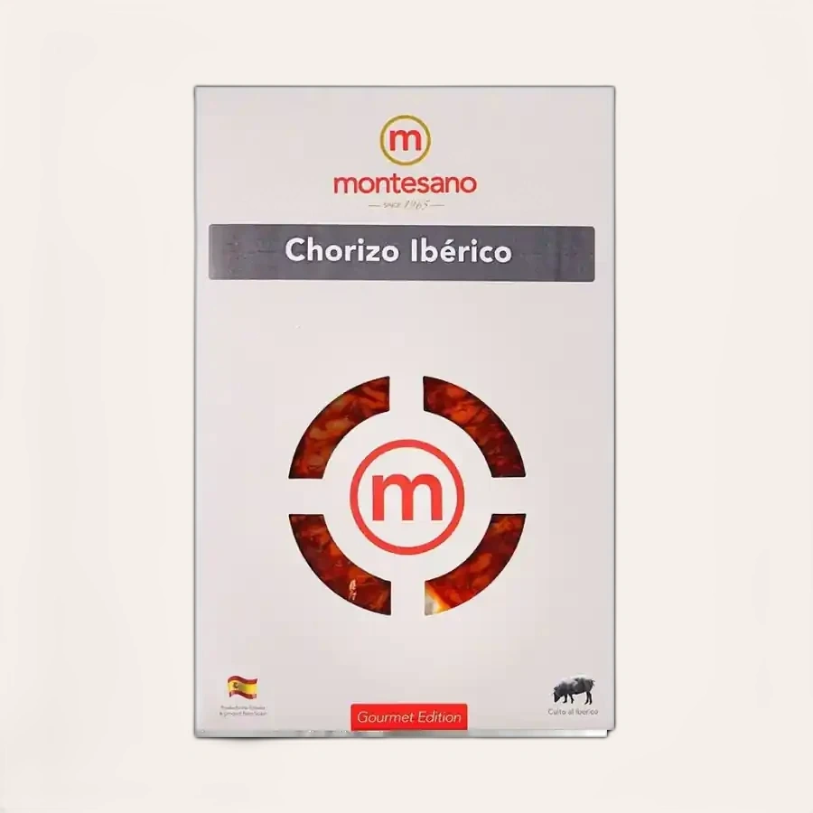 Xúc Xích Cay Montesano Chorizo Iberian Cebo Muối Cắt Lát