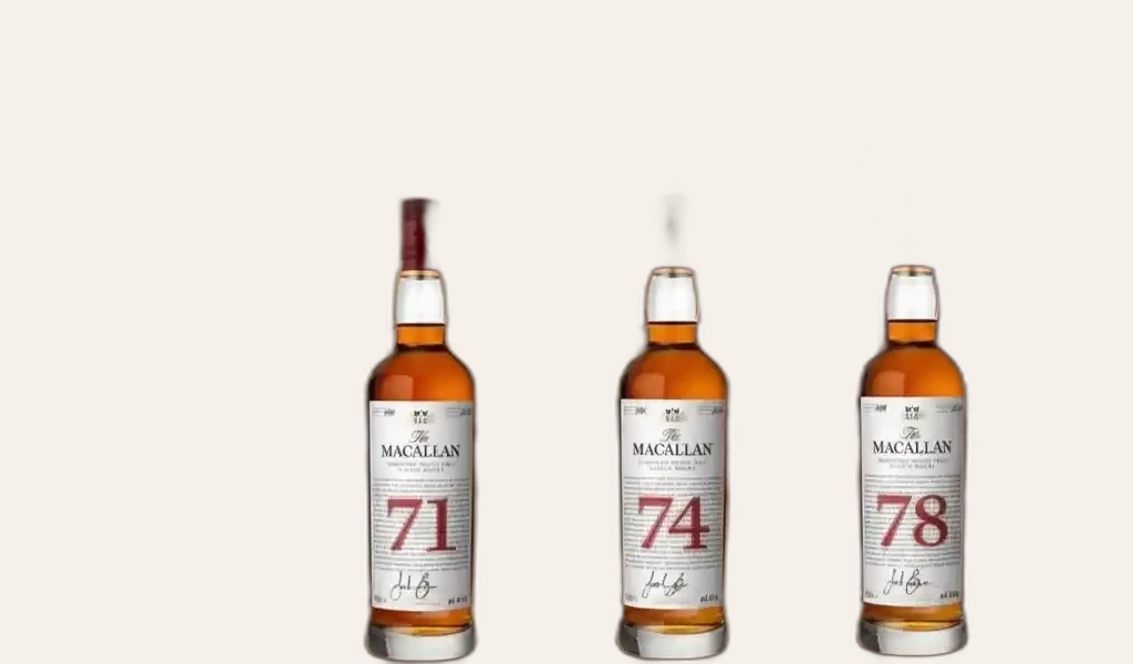 Macallan 71 74 78 Year Old