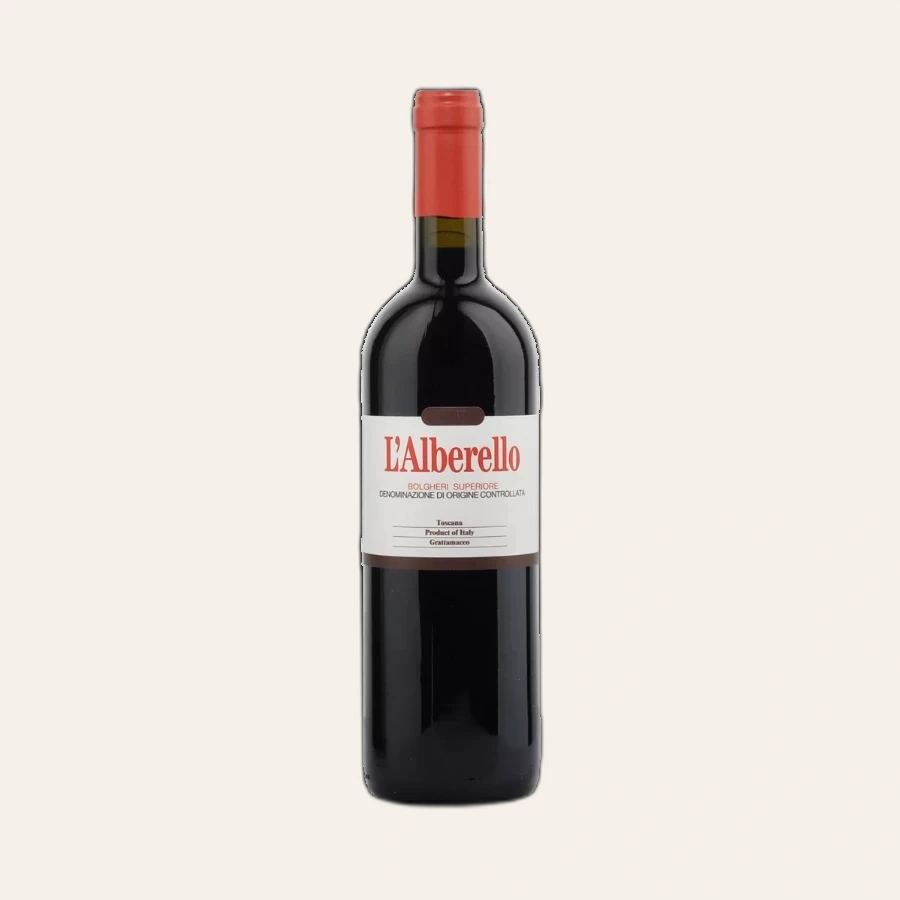 Rượu Vang Đỏ Ý L'Alberello Bolgheri Superiore