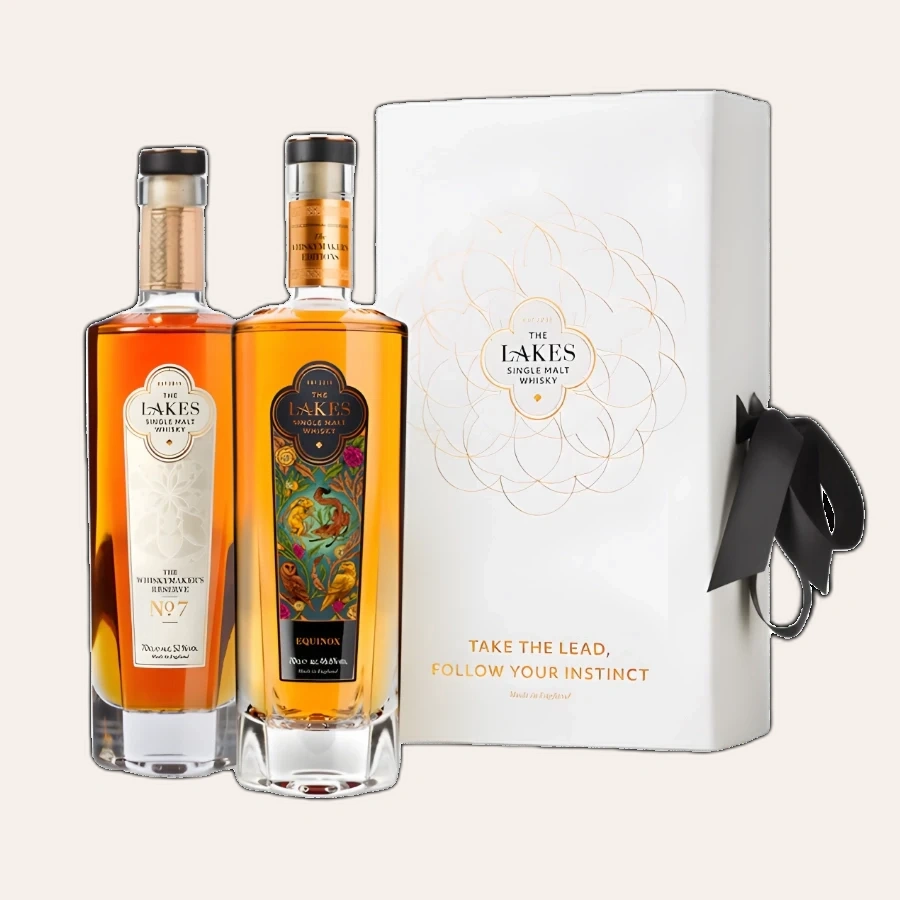 Rượu Whisky The Lakes Phiên Bản Hộp Quà 2 Chai Whiskymaker's Reserve No.7 x The Whiskymaker's Editions Equinox