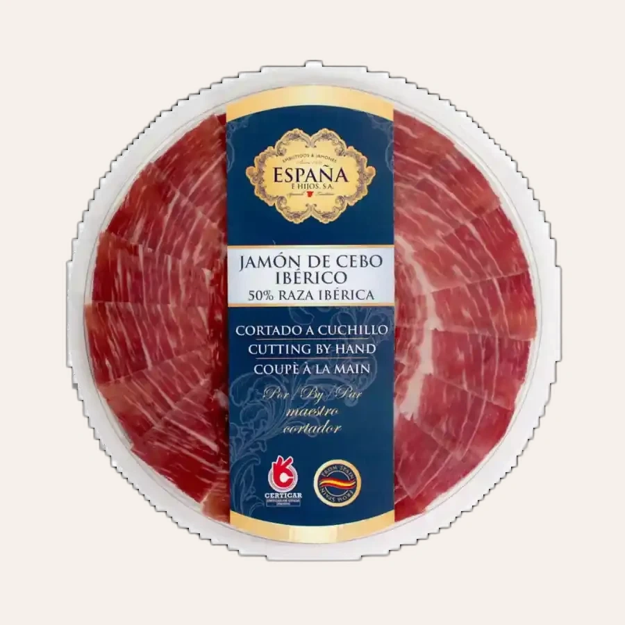Đùi Heo Muối Cắt Lát Espana Jamon De Cebo Iberico 50% Raza Iberica