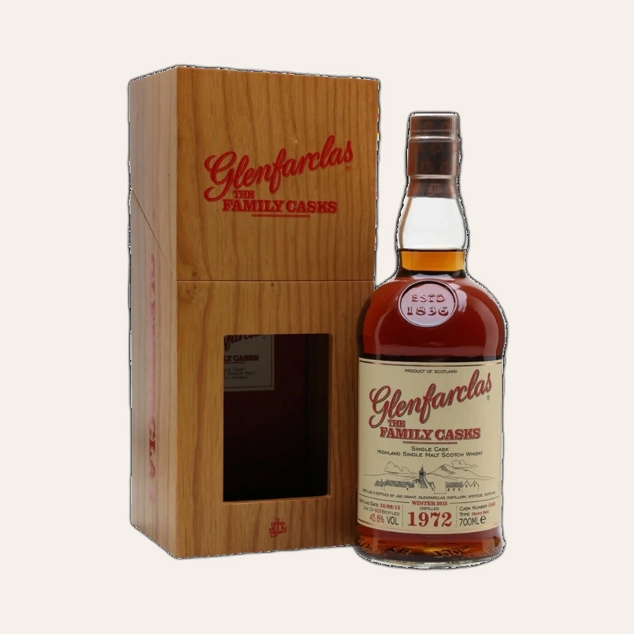 Rượu Whisky Glenfarclas 42 Year Old Family Casks 1972