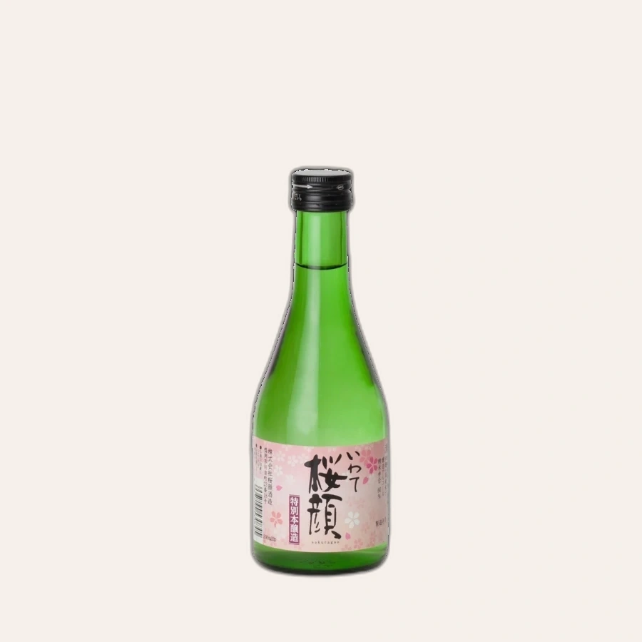 Rượu Sake Nhật Bản Sakuragao Tokubetsu Honjozo 300ml