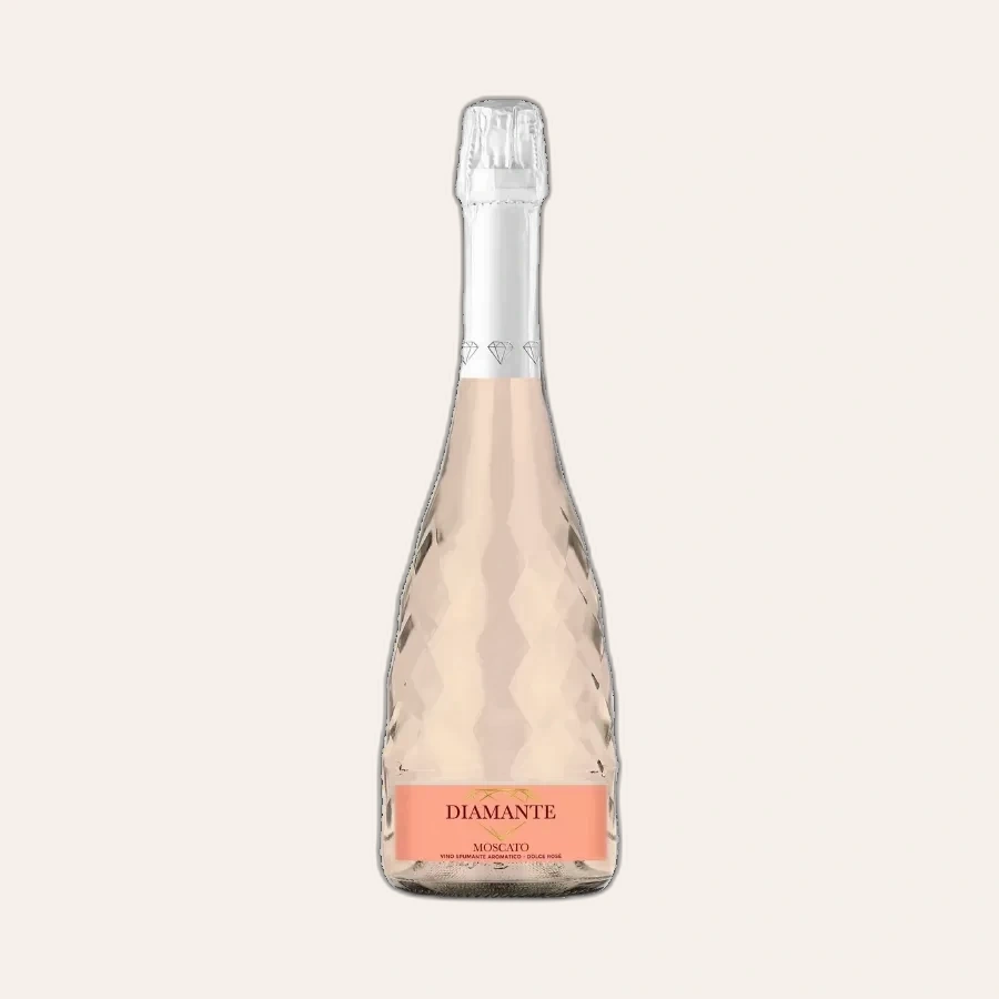 Rượu Sparkling Ý Diamante Moscato Spumante Rose