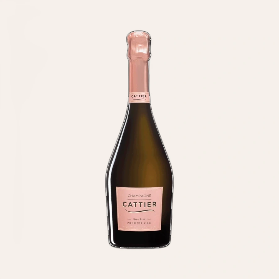 Rượu Champagne Cattier Brut Rose Premier Cru