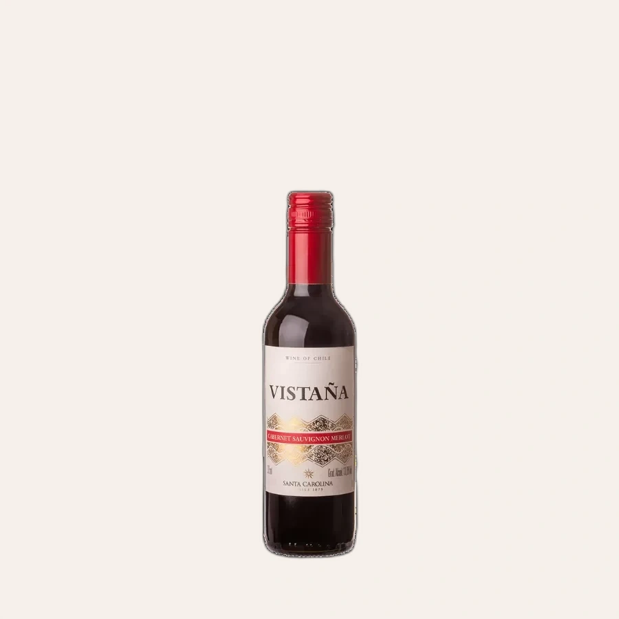 Rượu Vang Đỏ Chile Santa Carolina Vistana Cabernet Sauvignon, Merlot - 375 ml