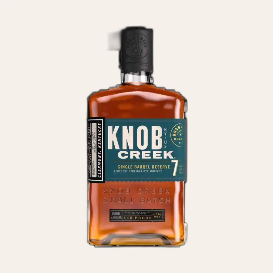 Rượu Whisky Knob Creek 7 Year Old Single Barrel Reserve Rye Whiskey