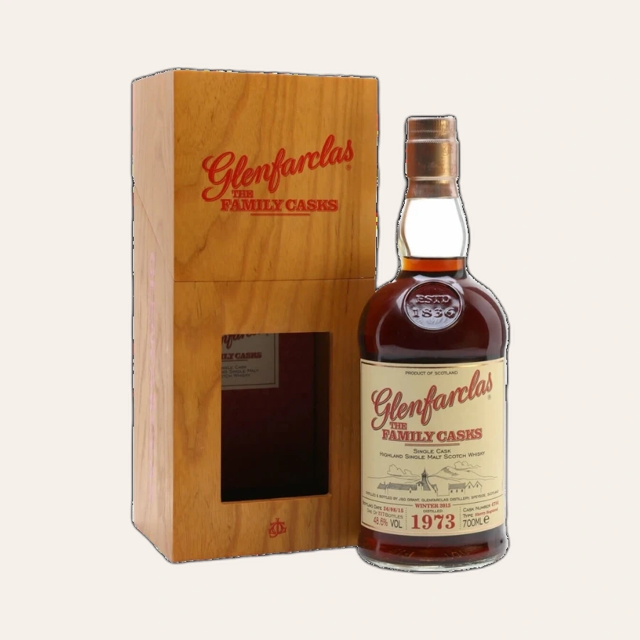 Rượu Whisky Glenfarclas 42 Year Old Family Casks 1973