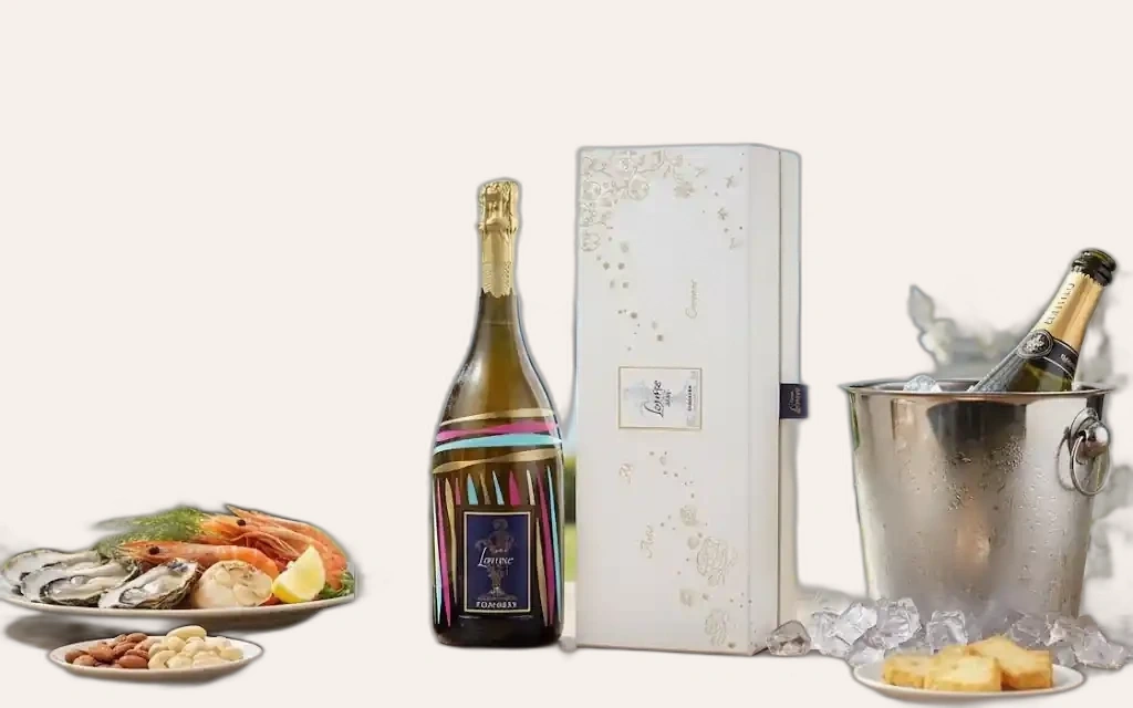 Champagne Pommery Cuvee Louise 2004 Gift Box Mịn Màng