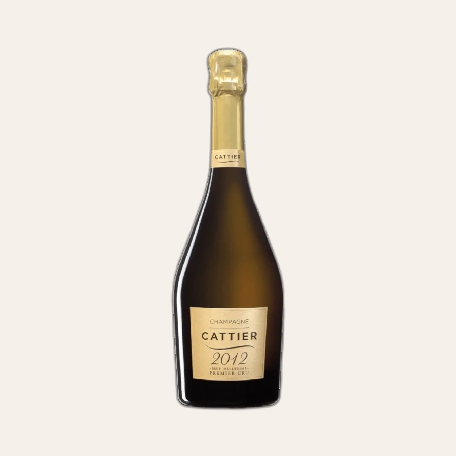 Rượu Champagne Cattier Brut Millesime 2012 Premier Cru