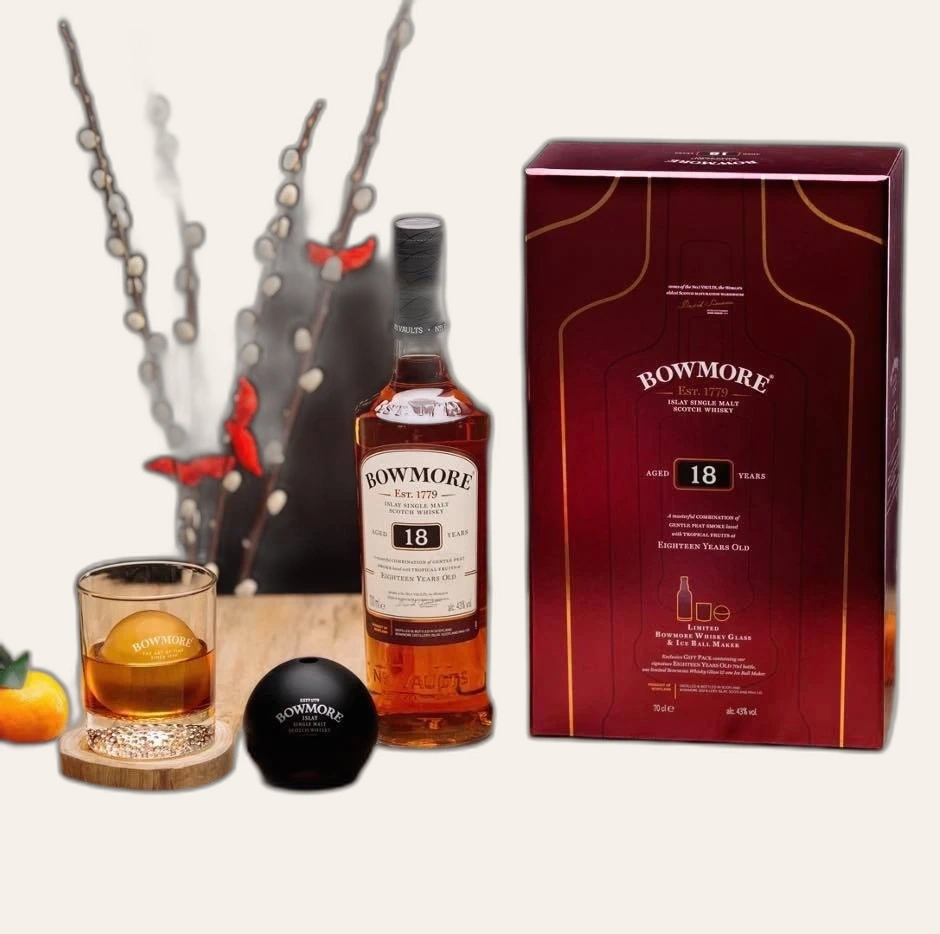 Rượu Whisky Bowmore 18 Year Old Phiên Bản Tết 2022