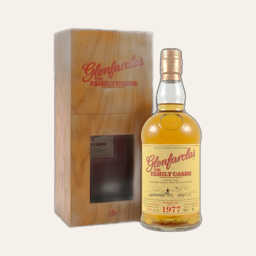 Rượu Whisky Glenfarclas 45 Year Old Family Casks 1977