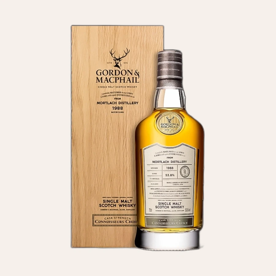 Rượu Whisky Mortlach 33 Year Old Gordon & Macphail 1988