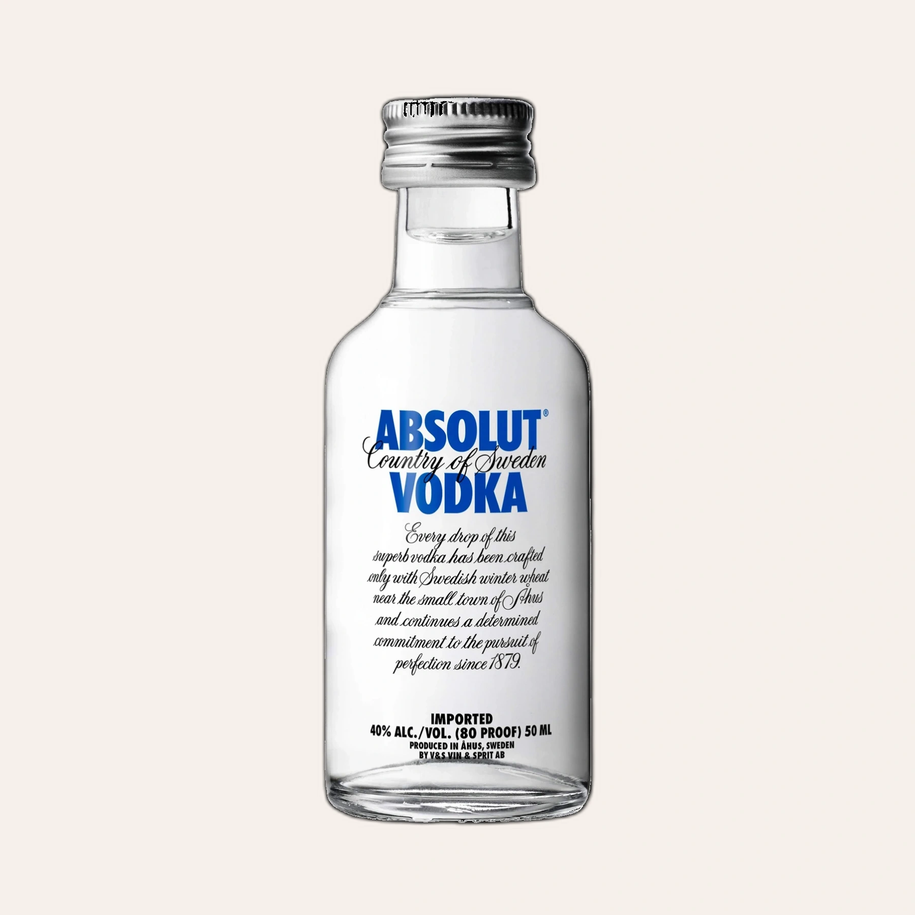Rượu Vodka Thụy Điển Mini Absolut Vodka 50ml