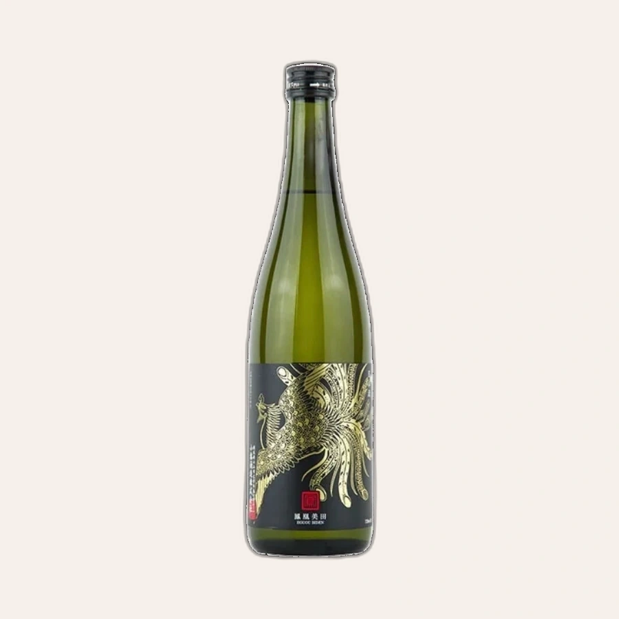 Rượu Sake Nhật Bản Houou Biden Aiyama Black Phoenix Junmai Ginjo