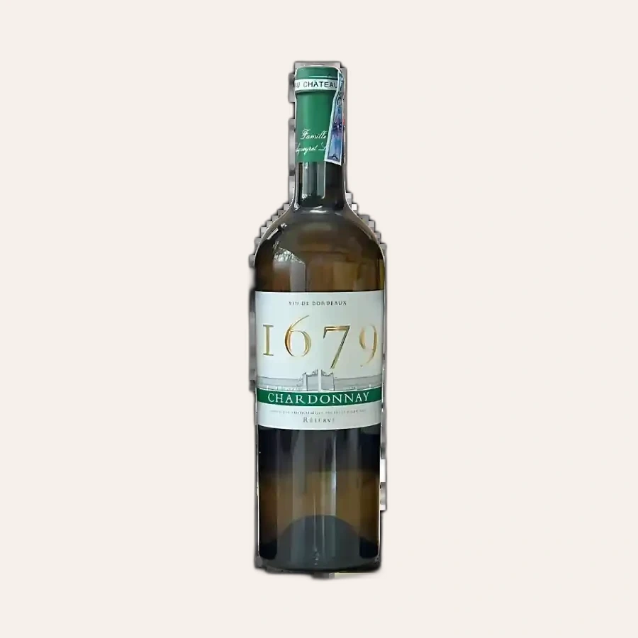 Rượu Vang Trắng Pháp 1679 Chardonnay