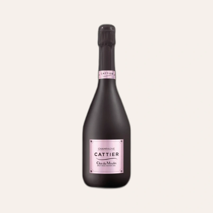 Rượu Champagne Cattier Brut Clos Du Moulin Rose Premier Cru