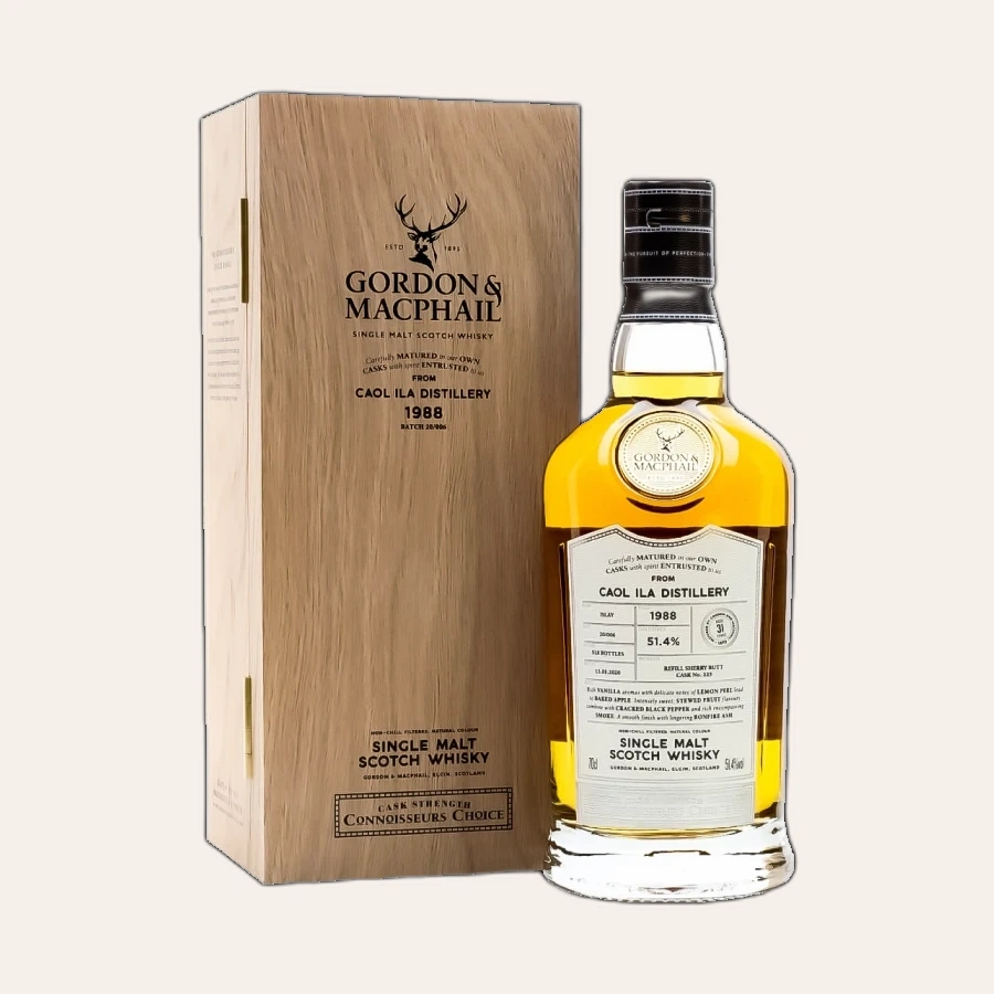 Rượu Whisky Caol Ila 31 Year Old Gordon & Macphail 1988