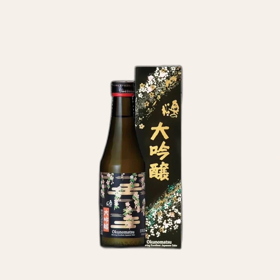 Rượu Sake Nhật Bản Okunomatsu Daiginjo 300ml (Sakura)