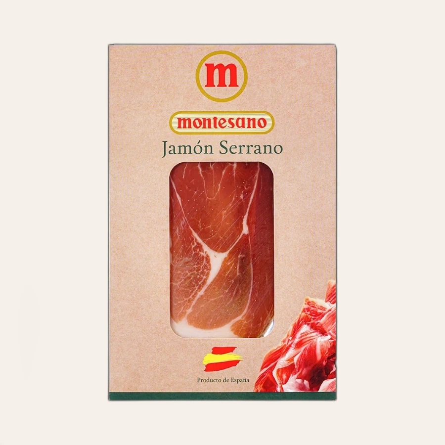 Đùi Heo Muối Montesano Serrano Reserva Đùi Sau Cắt Lát