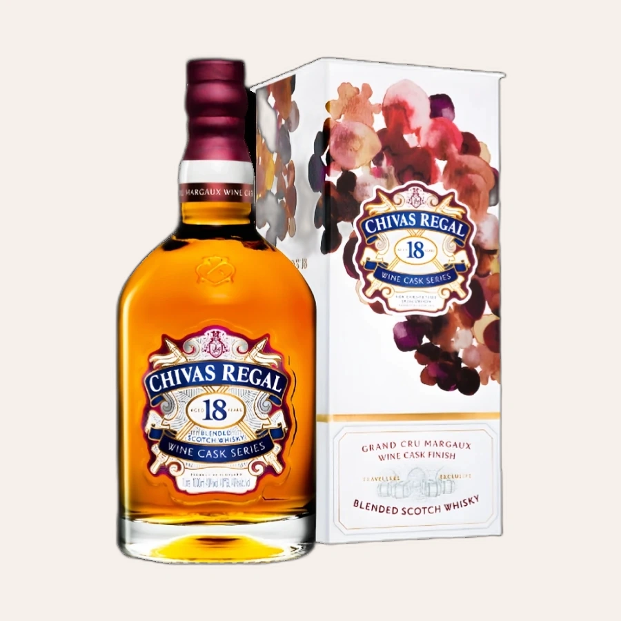 Rượu Whisky Chivas 18 Year Old Grand Cru Margaux Wine Cask