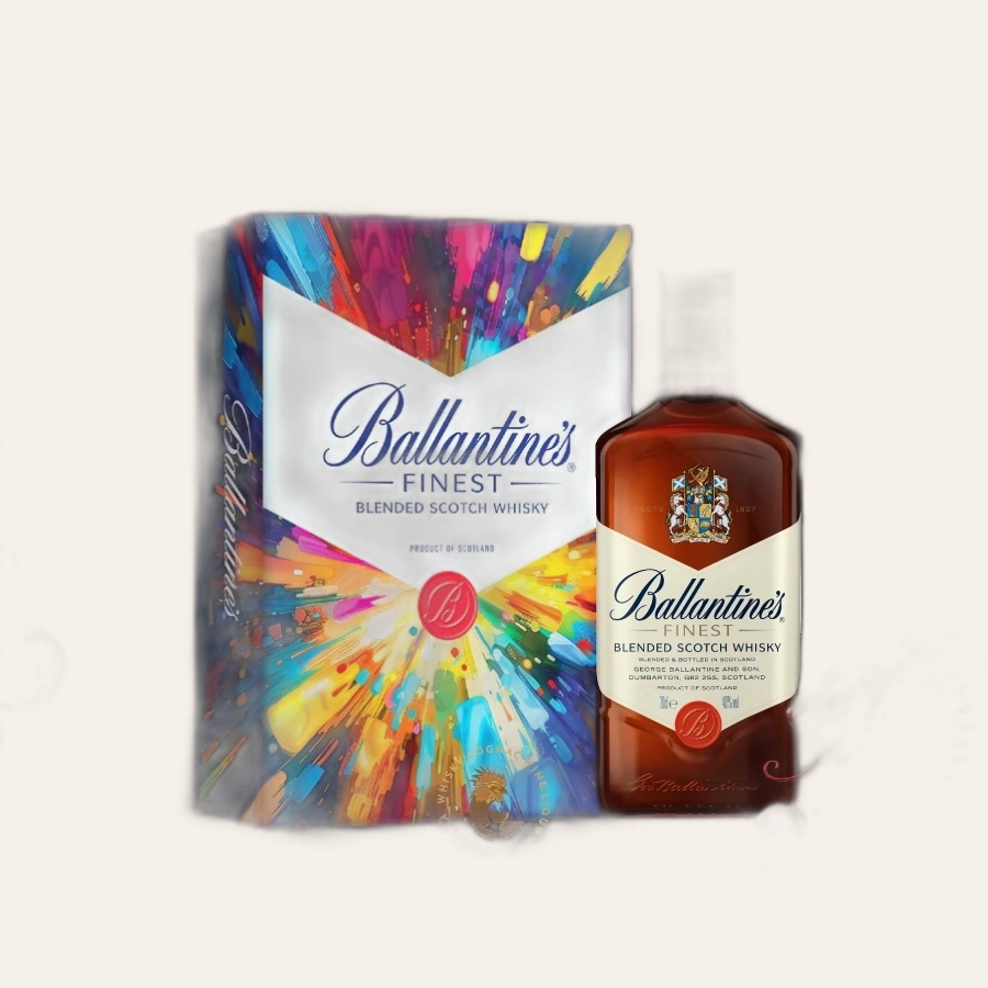Rượu Whisky Ballantine's Finest Phiên Bản Hộp Quà Tết 2025
