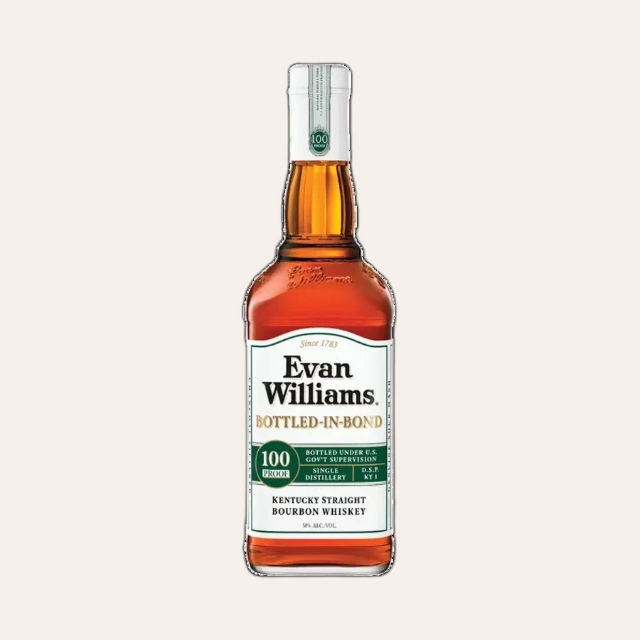 Rượu Whisky Evan Williams White Bottled In Bond