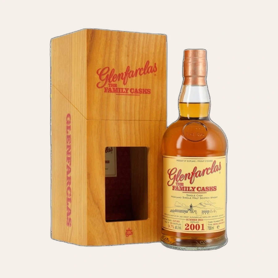 Rượu Whisky Glenfarclas 22 Year Old Family Cask 2001
