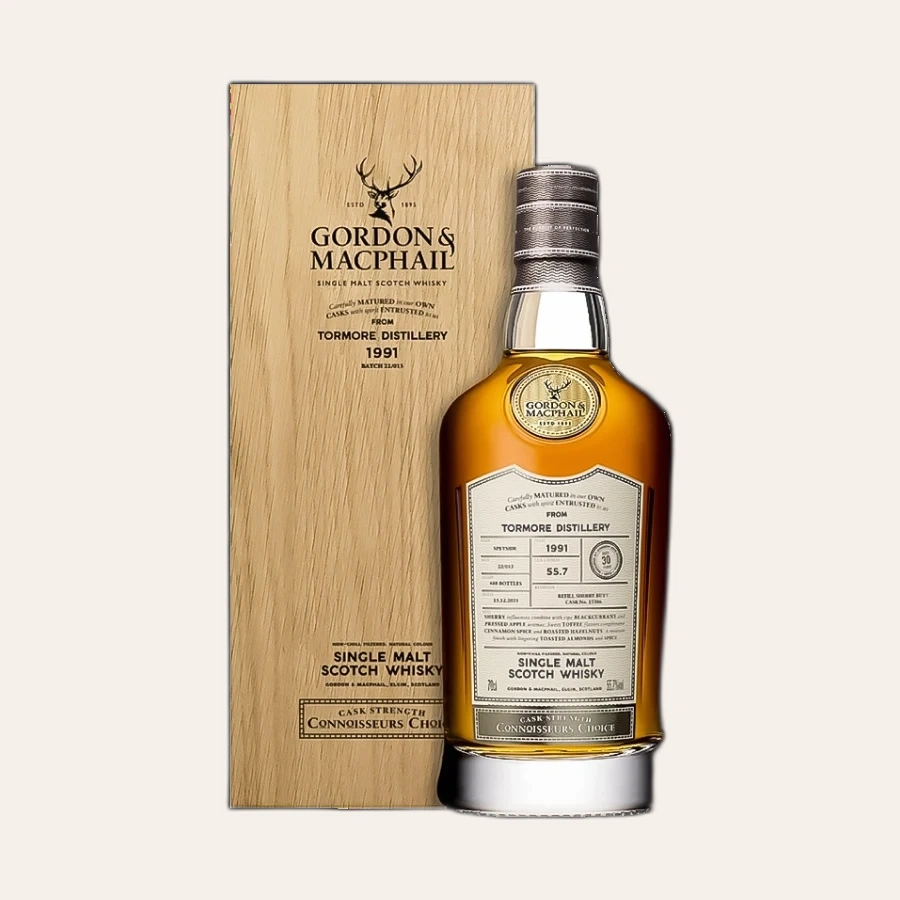 Rượu Whisky Tormore 30 Year Old Gordon & Macphail 1991