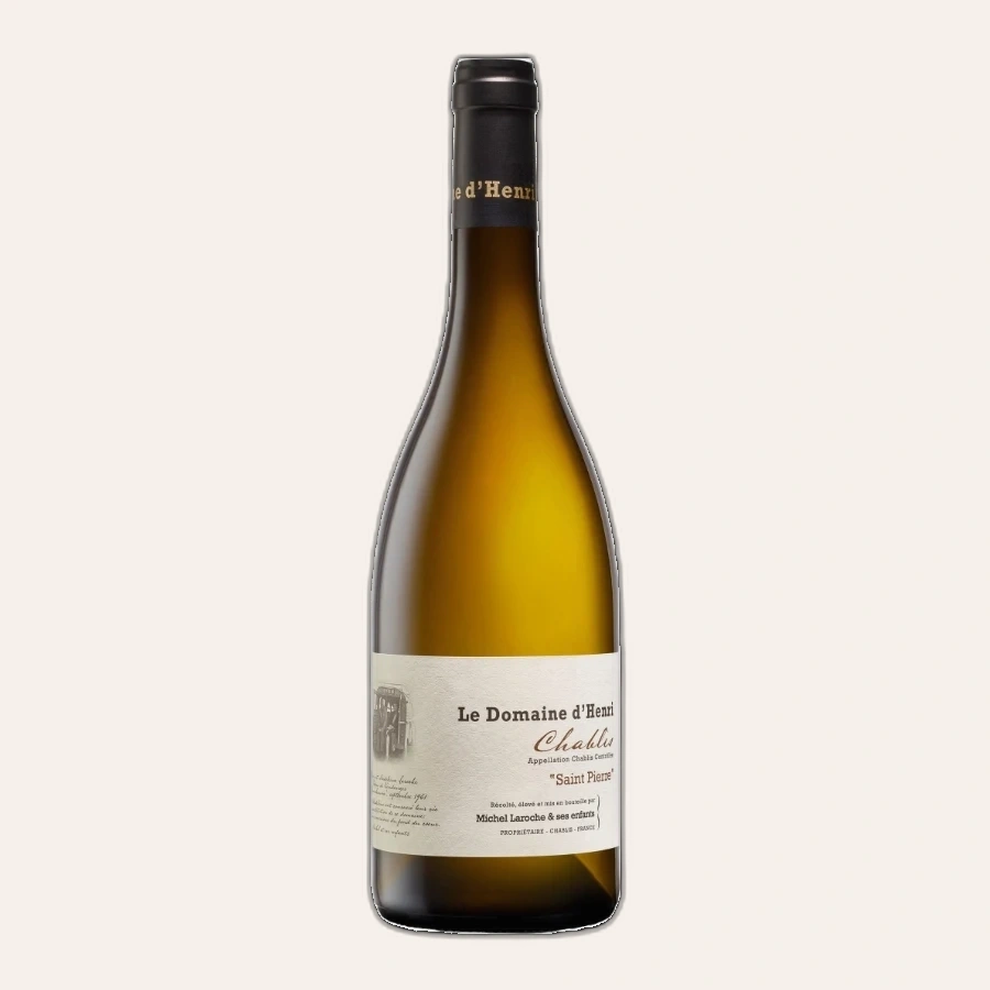 Rượu Vang Trắng Pháp Le Domaine d'Henri Chablis Saint Pierre