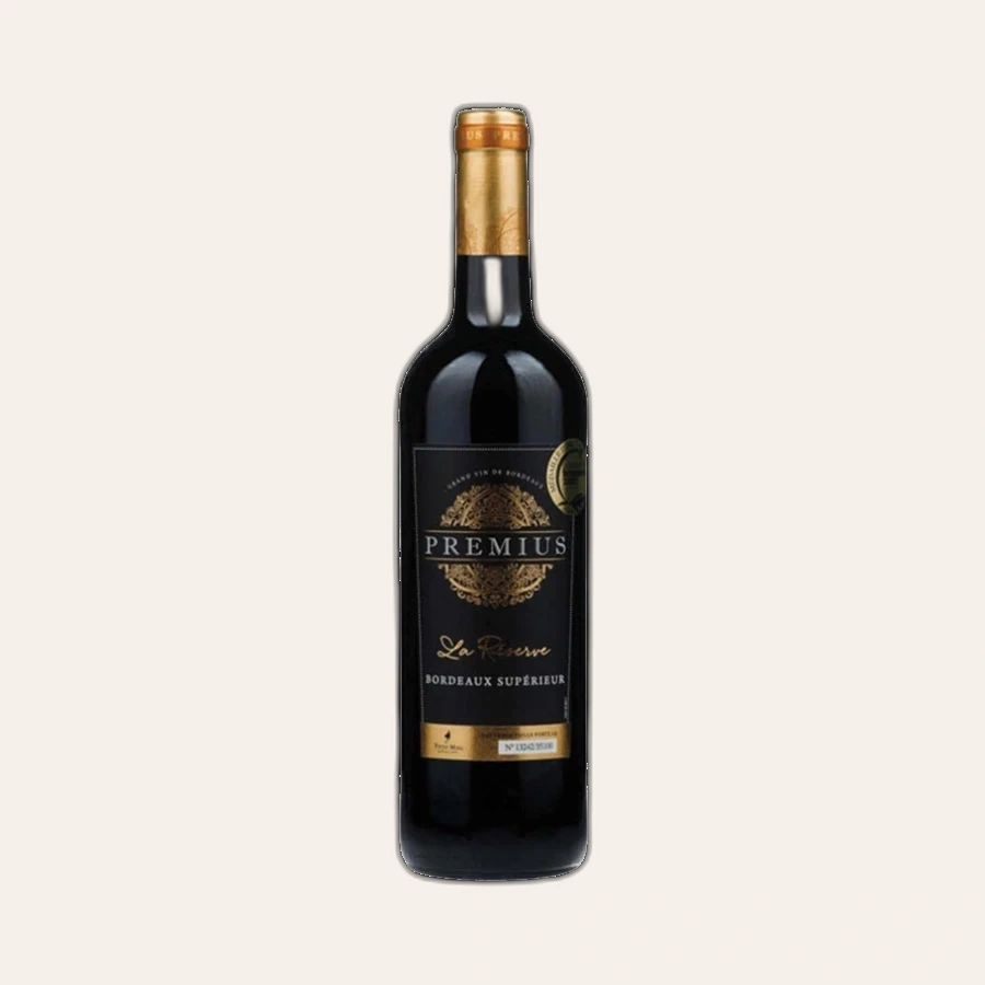 Rượu Vang Đỏ Pháp Premius La Reserve Bordeaux Superieur