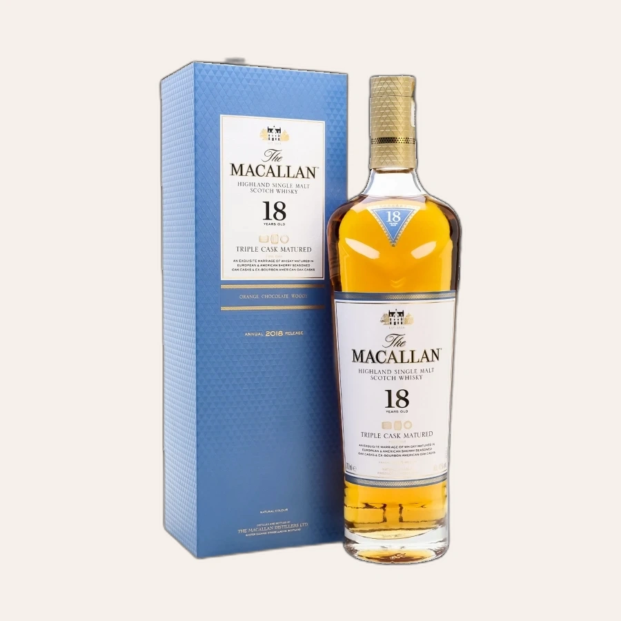 Rượu Whisky Macallan 18 Year Old Triple Cask