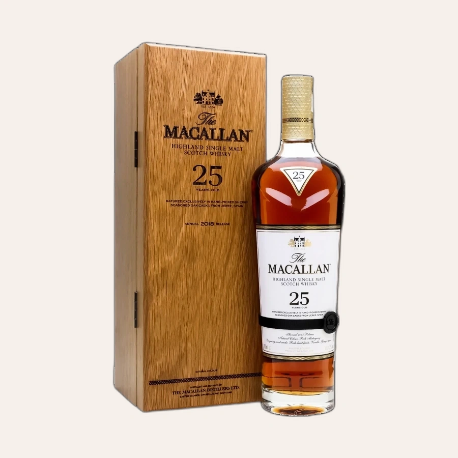 Rượu Whisky Macallan 25 Year Old Sherry Oak Cask