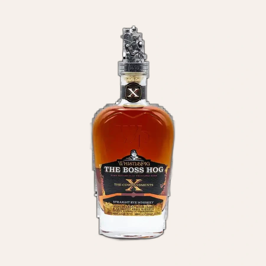 Rượu Whiskey Whistlepig Boss Hog X The Commandments Straight Rye Whiskey
