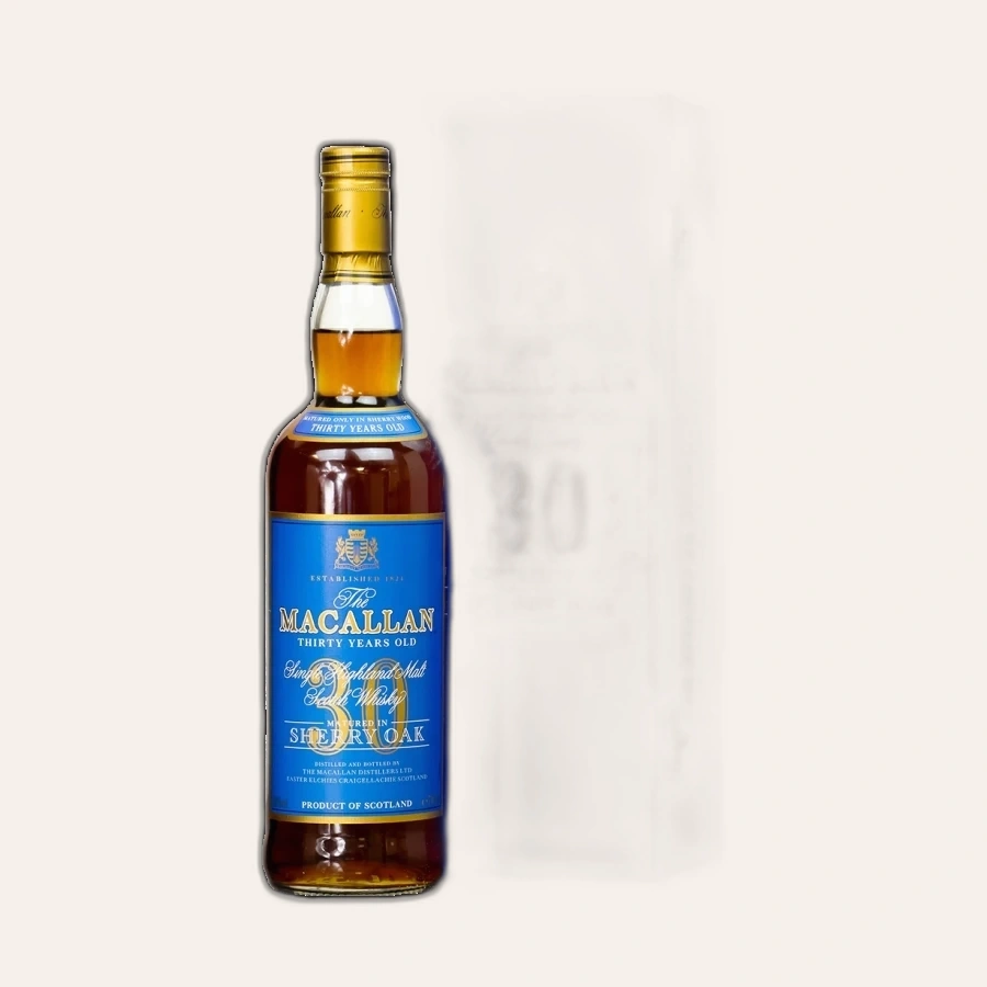 Rượu Whisky Macallan 30 Sherry Oak Blue Label