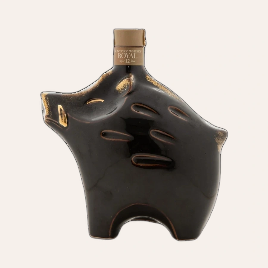 Rượu Whisky Nhật Suntory Royal 12 Year Old Year Of The Pig/ Đinh Hợi 2007