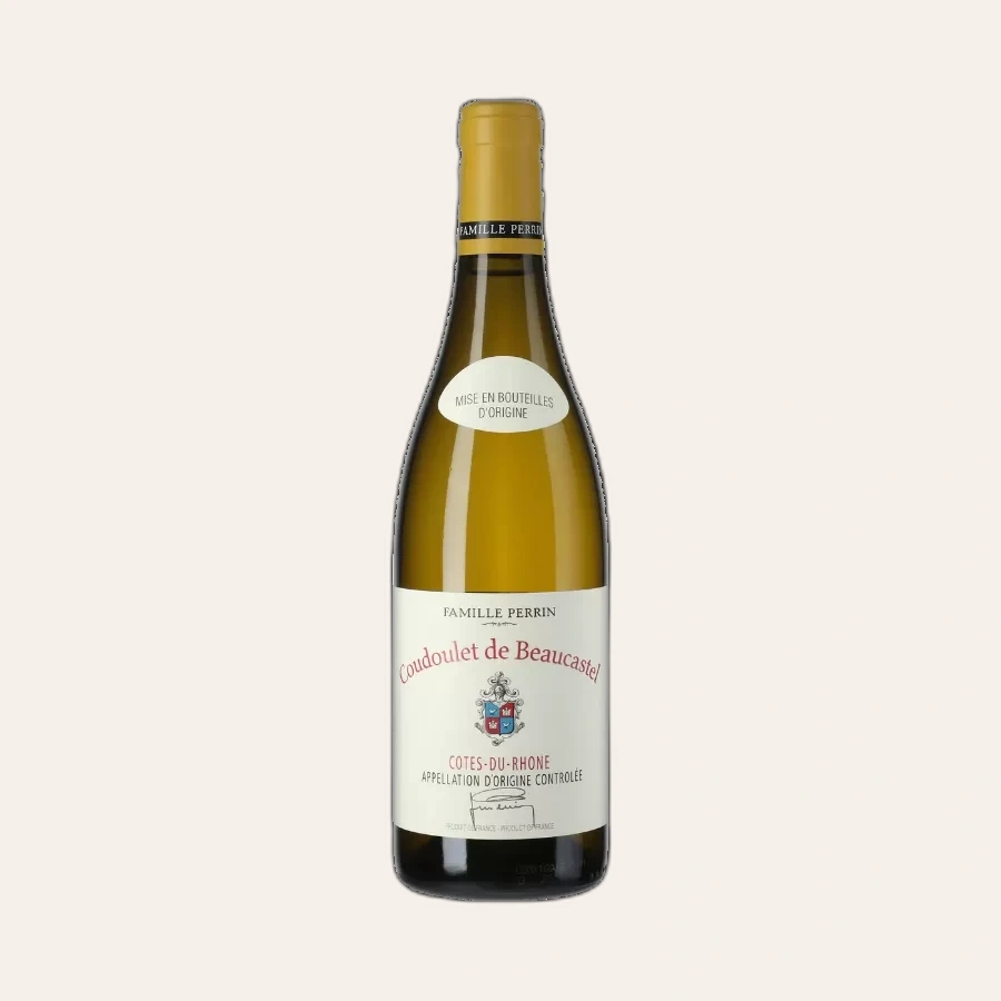 Rượu Vang Trắng Pháp Famille Perrin Coudoulet de Beaucastel Blanc