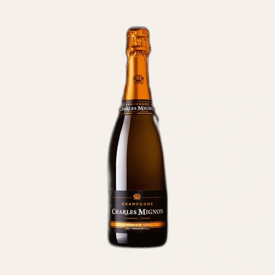 Rượu Champagne Pháp Charles Mignon Premier Cru Brut Premium Reserve
