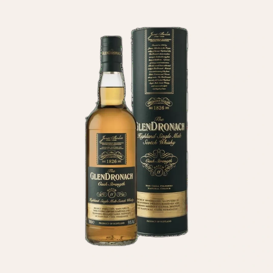 Rượu Whisky GlenDronach Cask Strength Batch 11