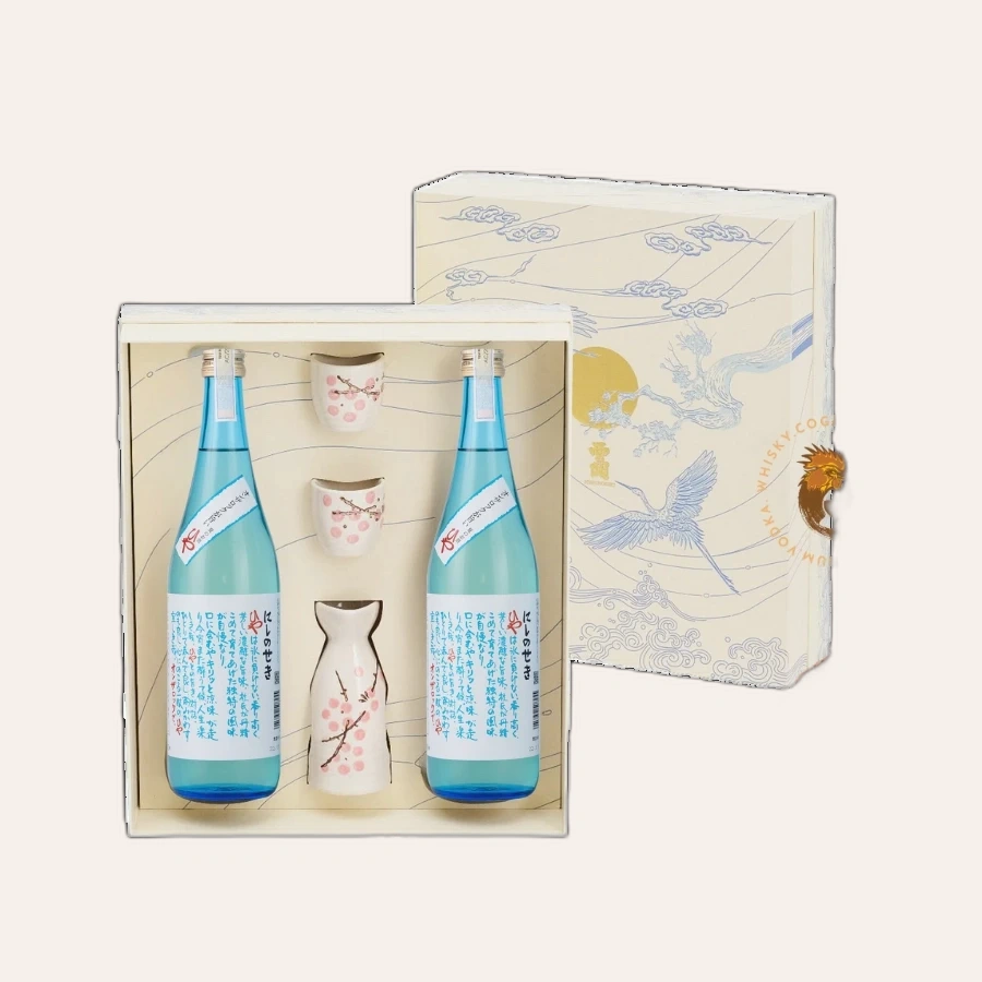 Rượu Sake Nhật Nishinoseki Hiya Hộp Quà Tết 2025