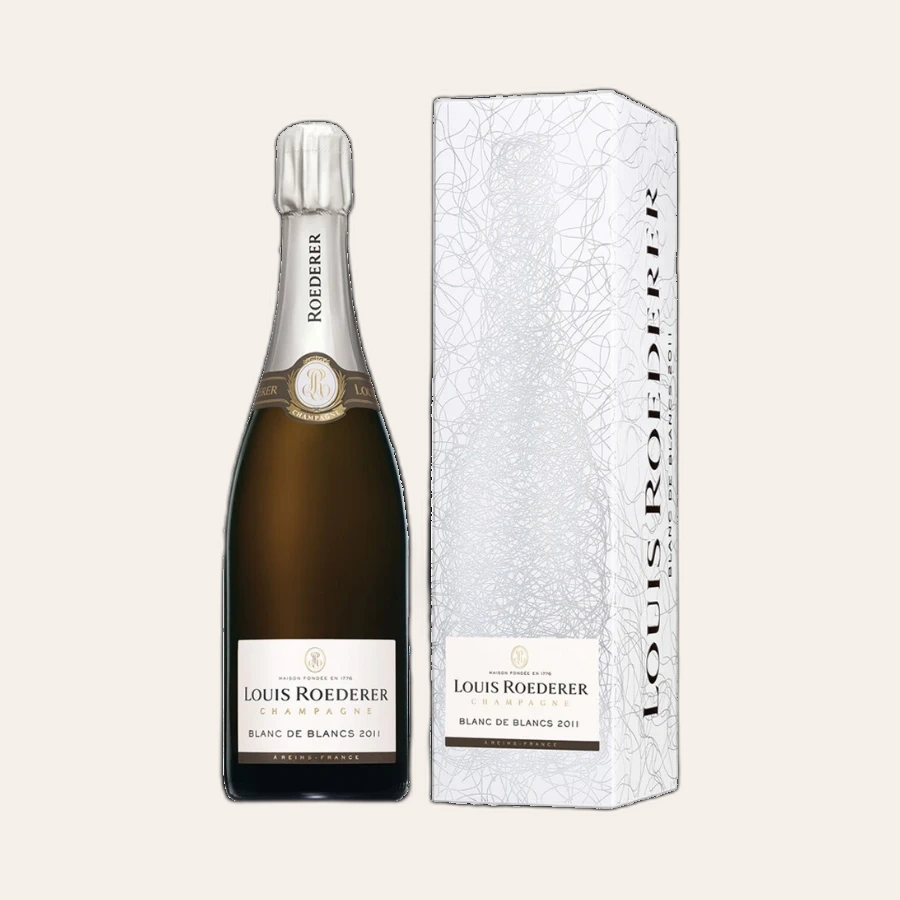 Rượu Champagne Pháp Louis Roederer Blanc de Blancs Vintage Gift Box