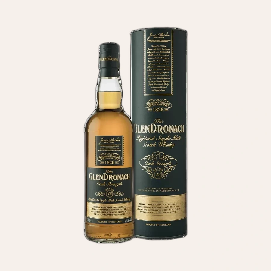Rượu Whisky GlenDronach Cask Strength Batch 12