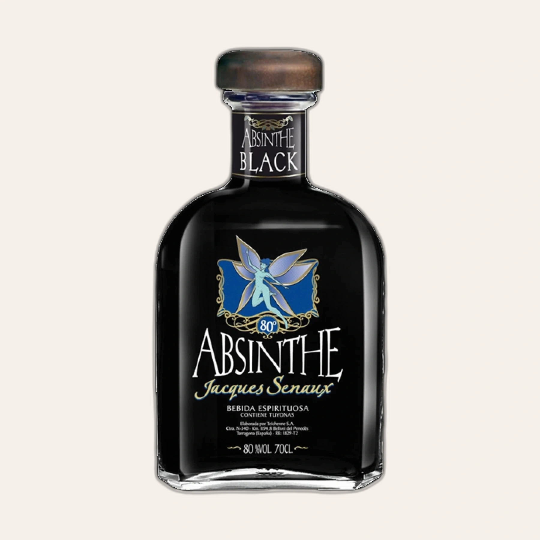 Rượu Liqueur Tây Ban Nha Absinthe Jacques Senaux Black
