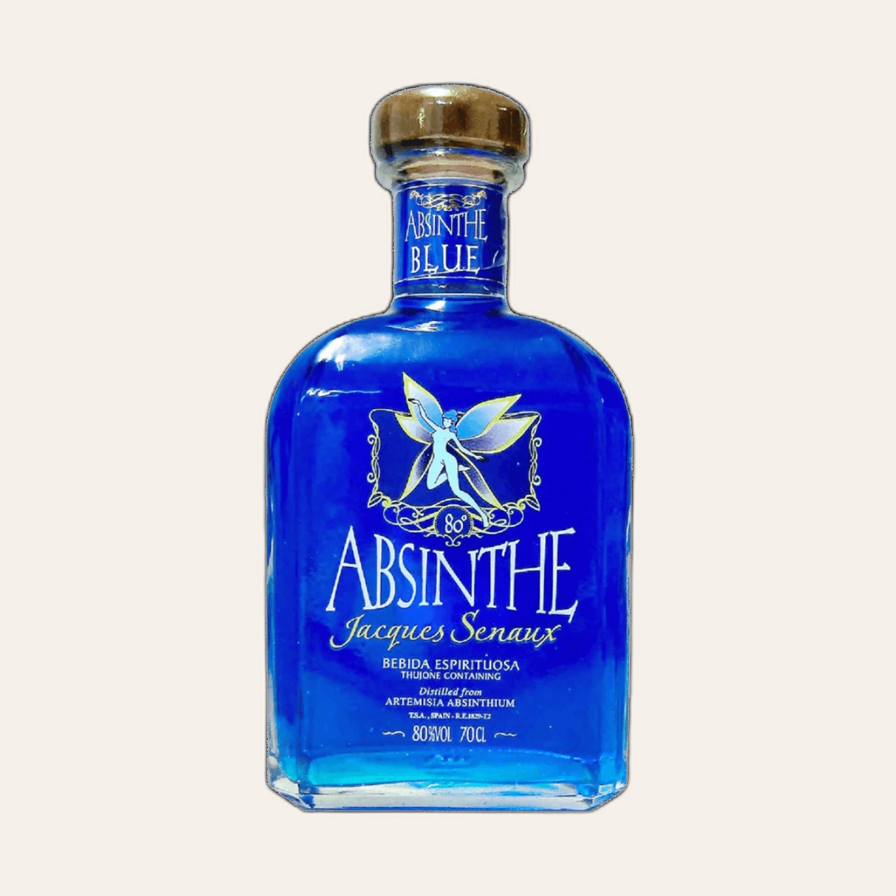 Rượu Liqueur Tây Ban Nha Absinthe Jacques Senaux Blue