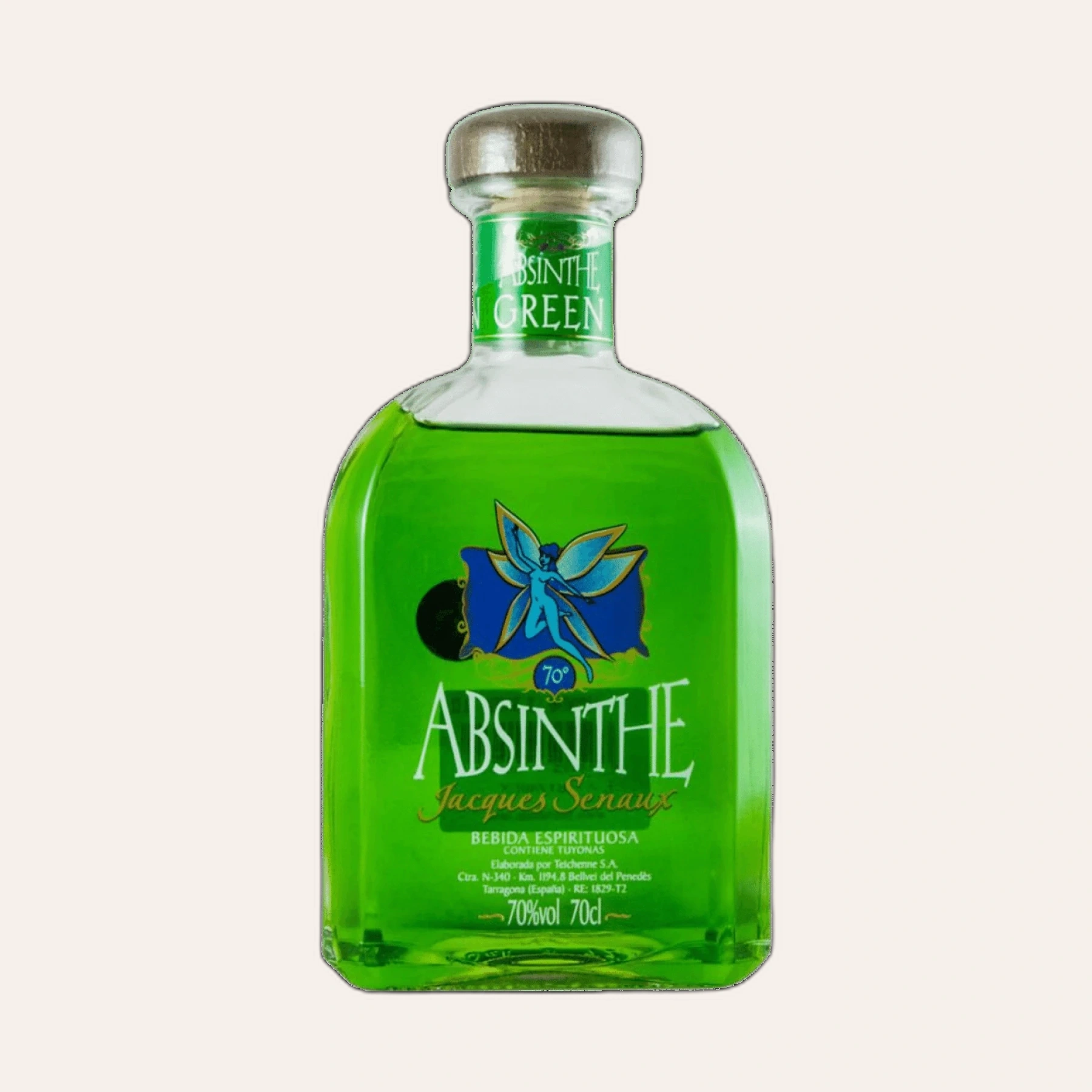Rượu Liqueur Tây Ban Nha Absinthe Jacques Senaux Green