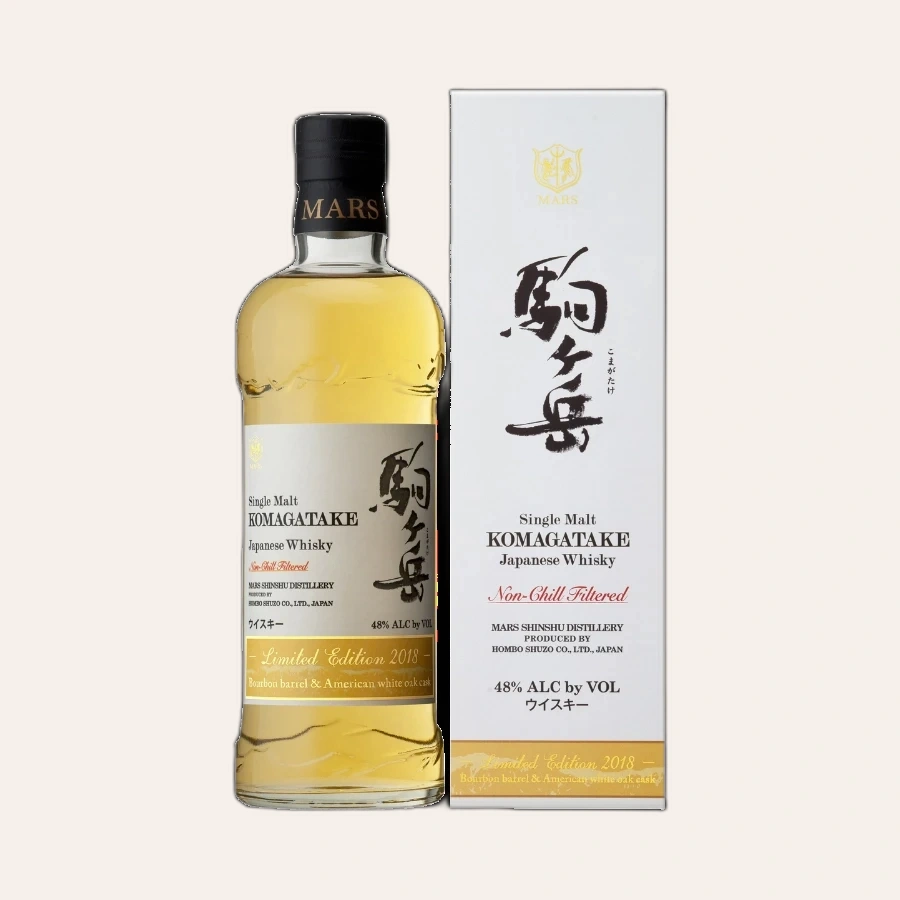 Rượu Whisky Nhật Mars Komagatake Single Malt Japanese 2018 Edition
