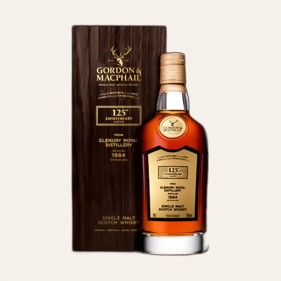 Rượu Whisky Glenury Royal Rare Old 28 Year Old Gordon & Macphail 1984