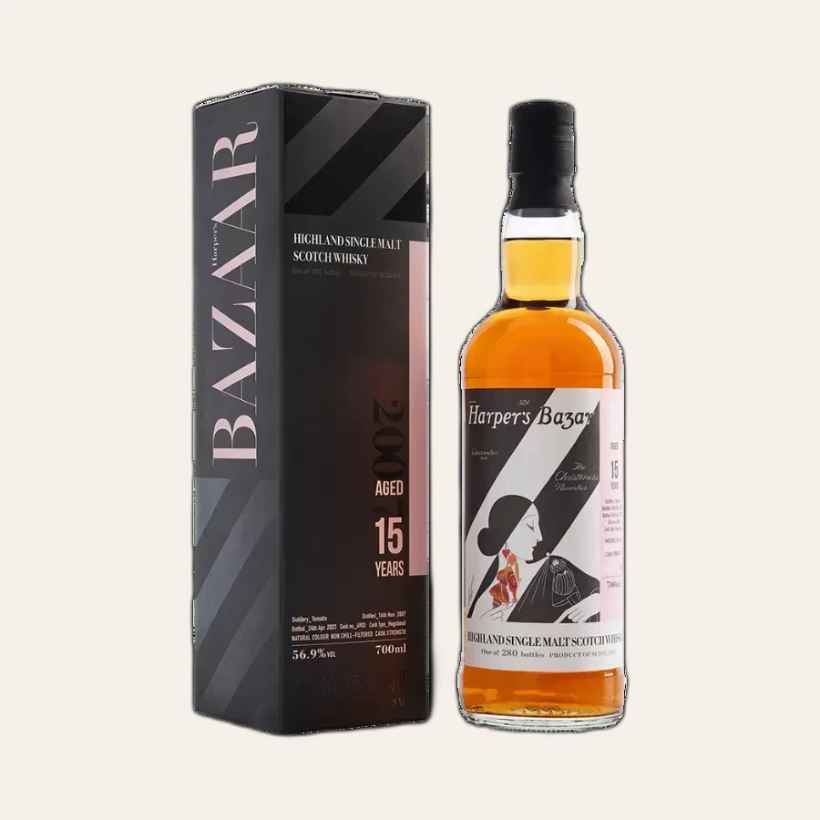 Rượu Whisky Bazaar 15 Year Old Tomatin 2007