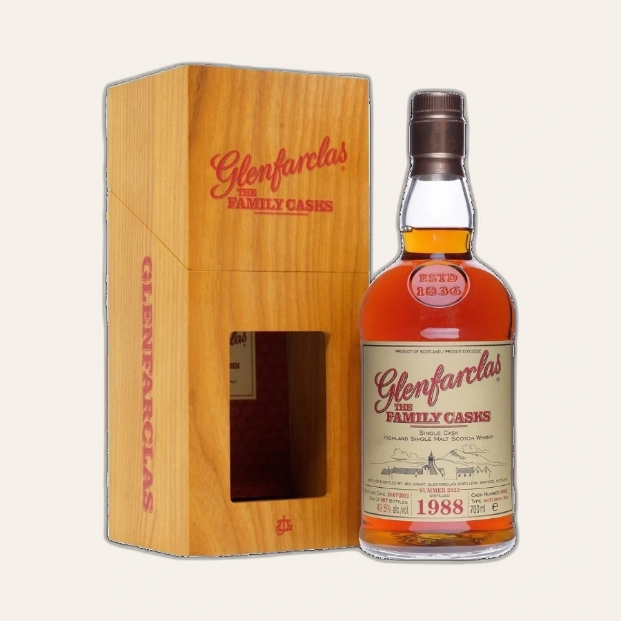 Rượu Whisky Glenfarclas 33 Year Old Family Cask 1988