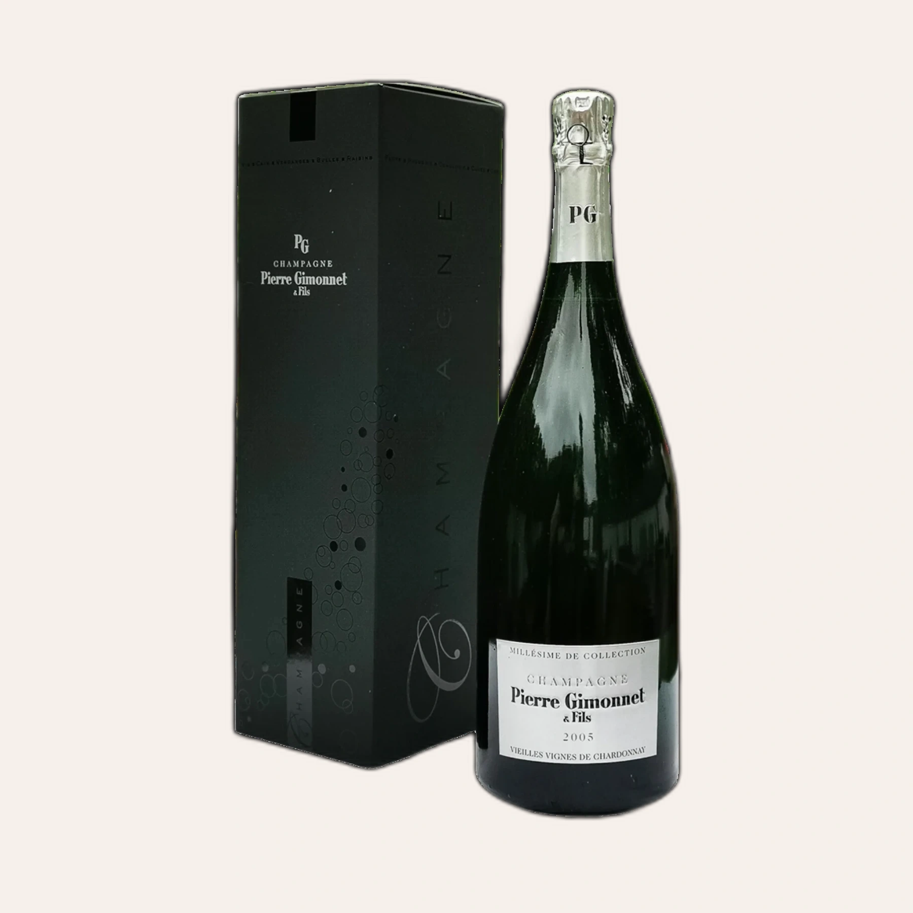 Rượu Champagne Pháp Pierre Gimonnet Brut 1.5L Kèm Hộp